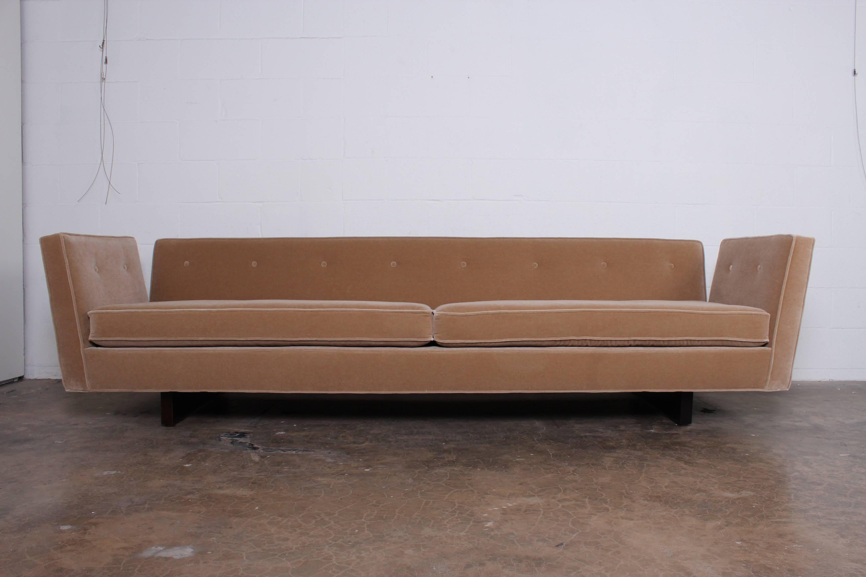 Mid-20th Century Split-Arm Sofa by Edward Wormley for Dunbar