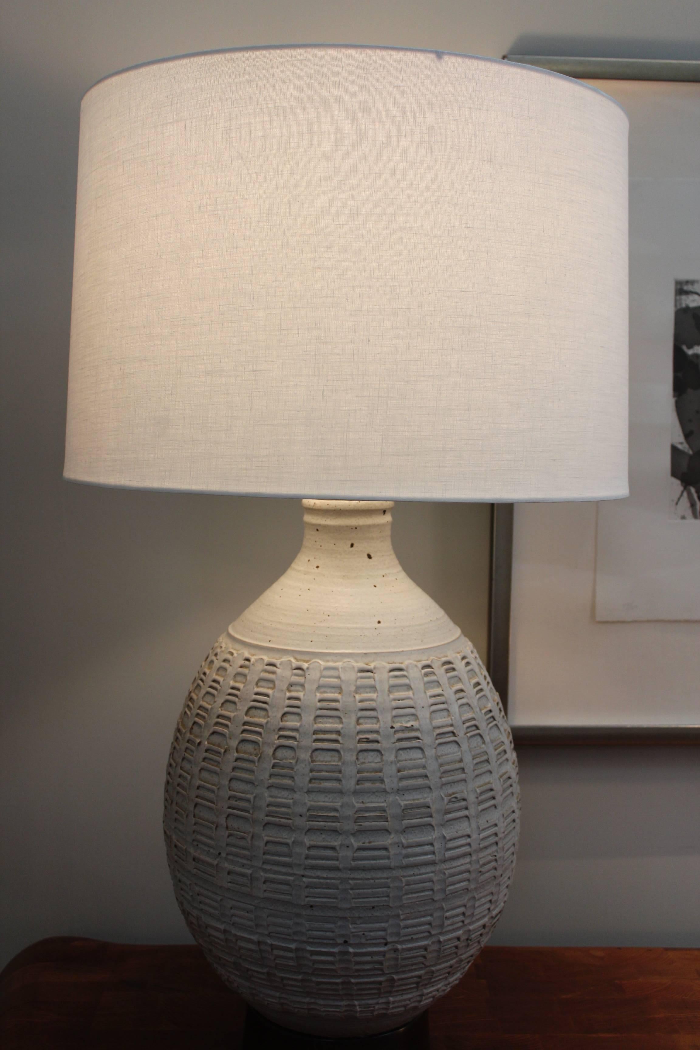 Large Ceramic Table Lamp by Affiliated Craftsman 5