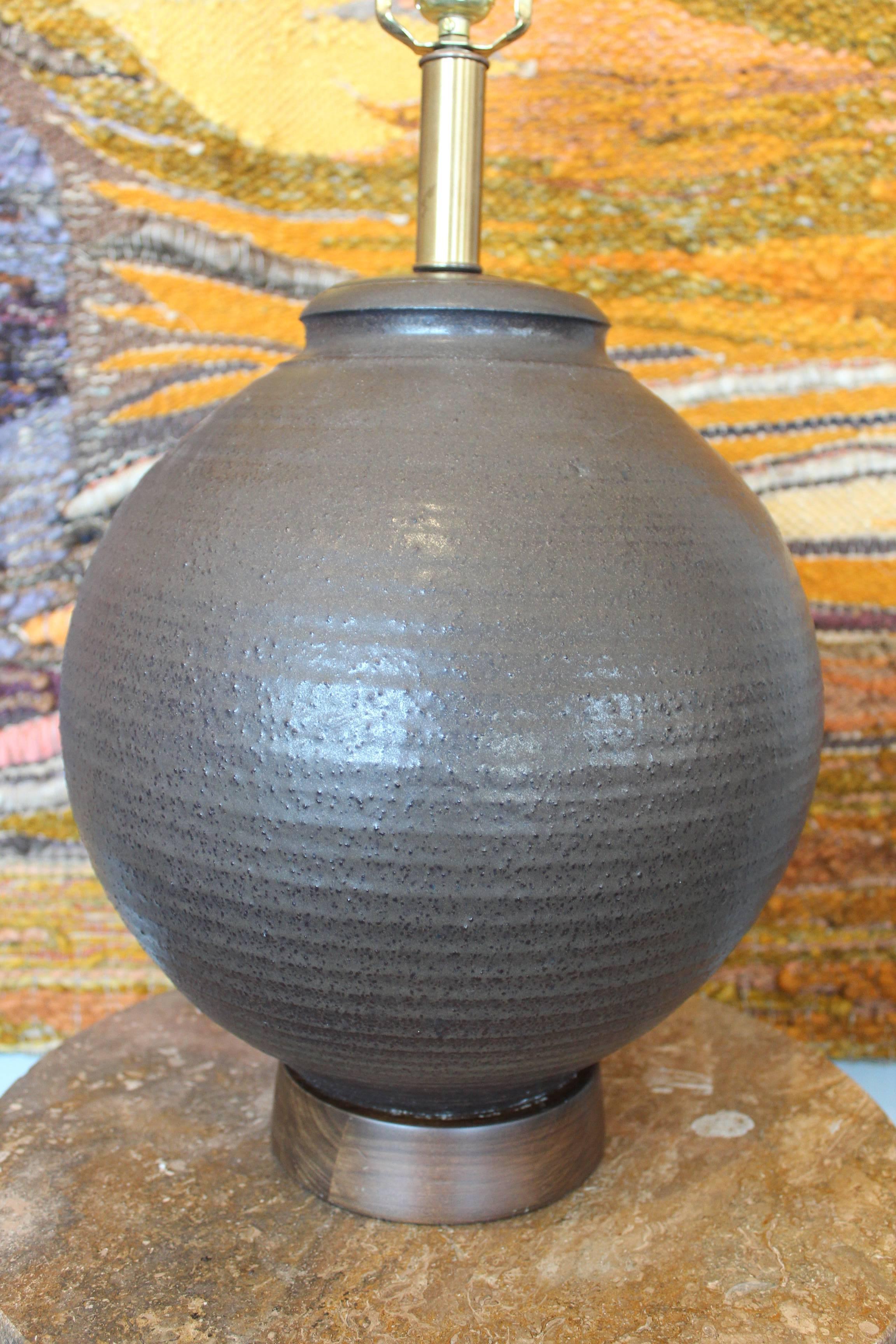 Large Ceramic Table Lamp by Affiliated Craftsman 4