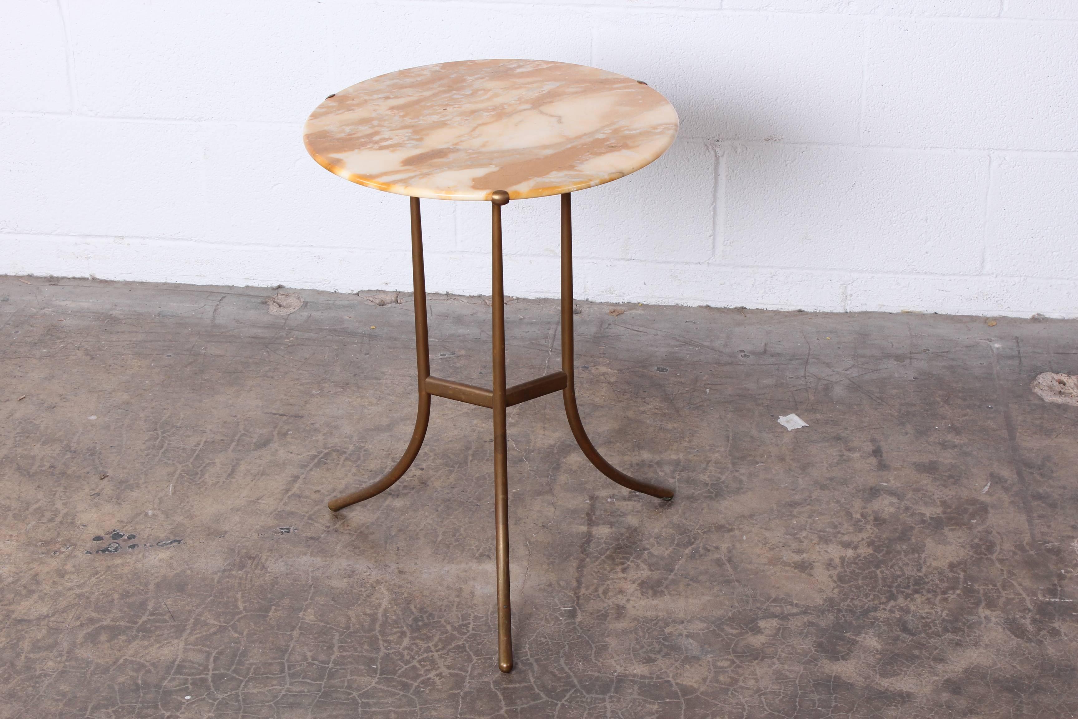 Bronze and Marble Side Table by Cedric Hartman 6