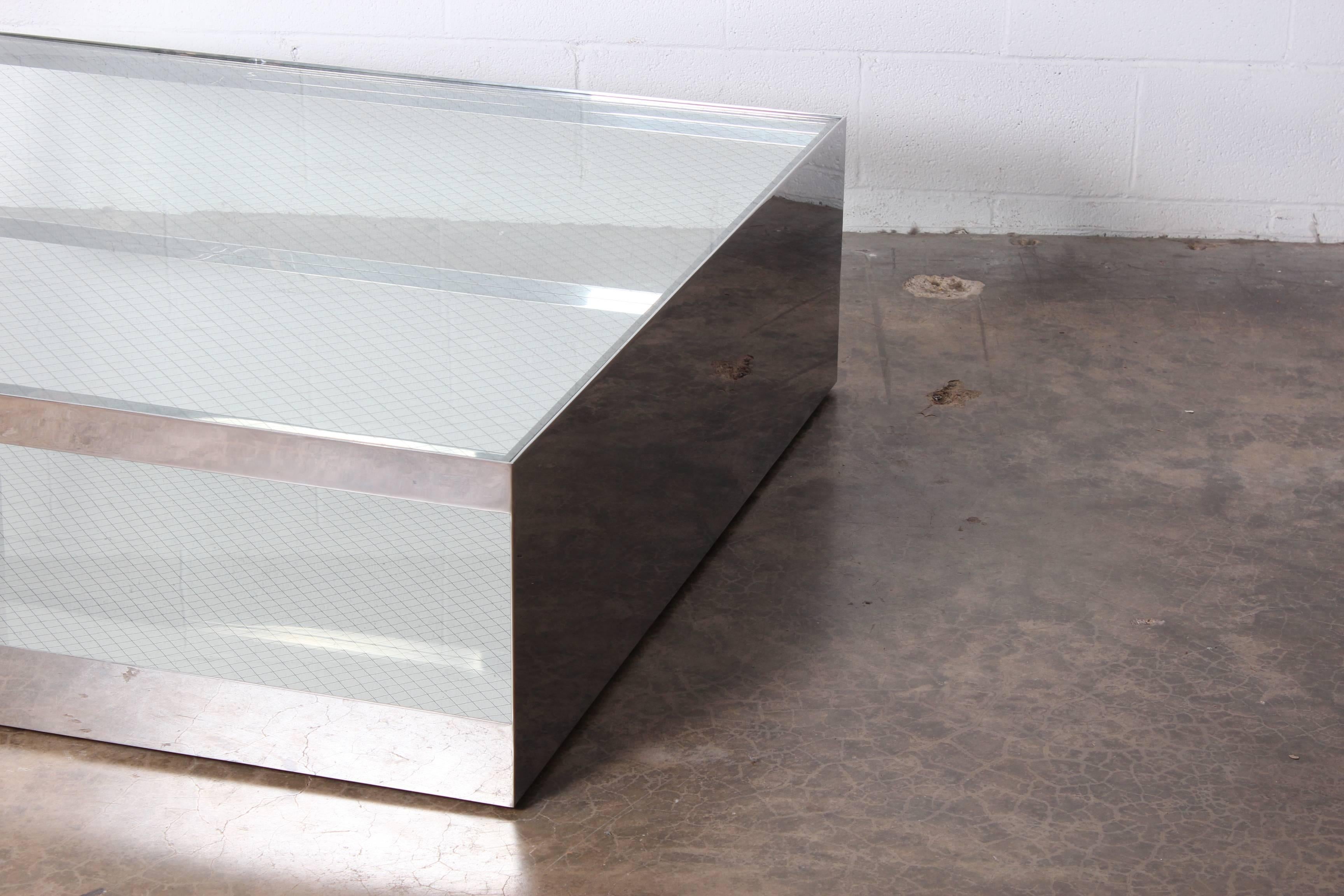 Stainless Steel Coffee Table by Joe D'urso for Knoll 2