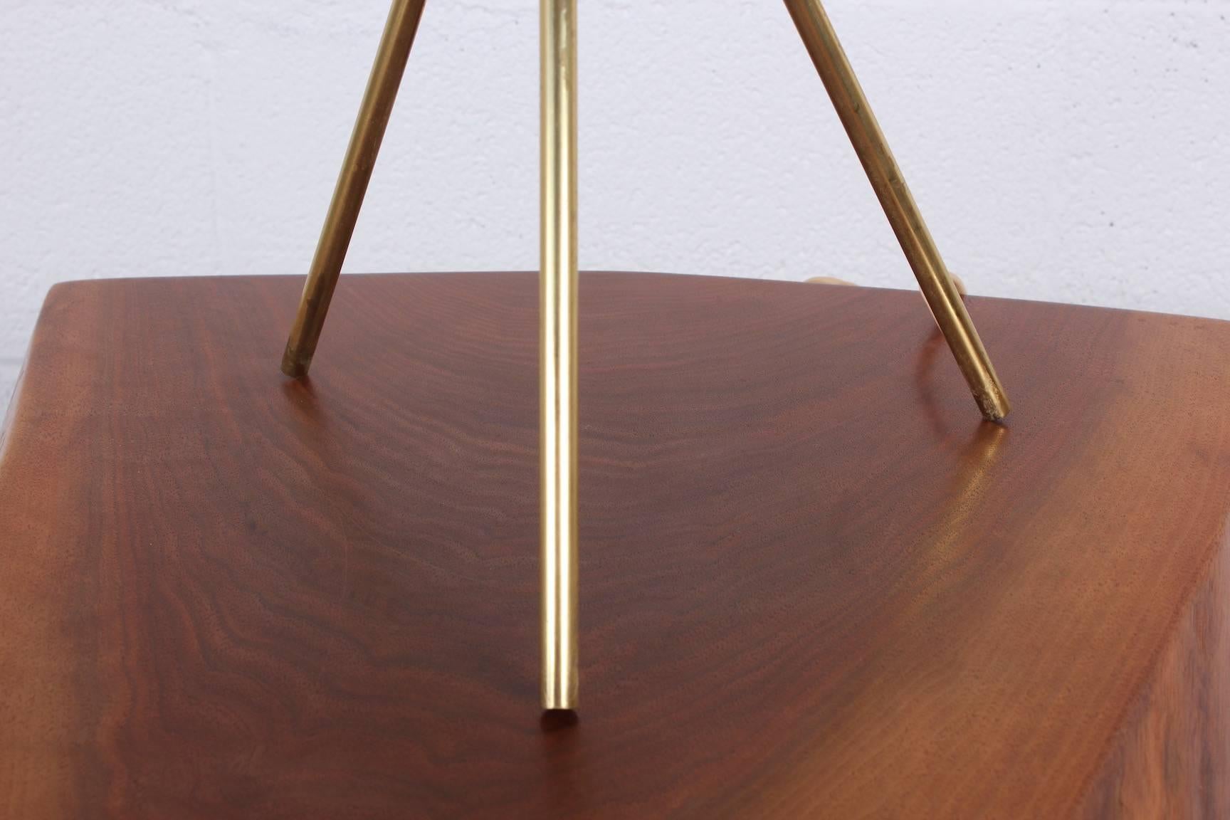 Brass Tripod Table Lamp by T.H. Robsjohn-Gibbings 2