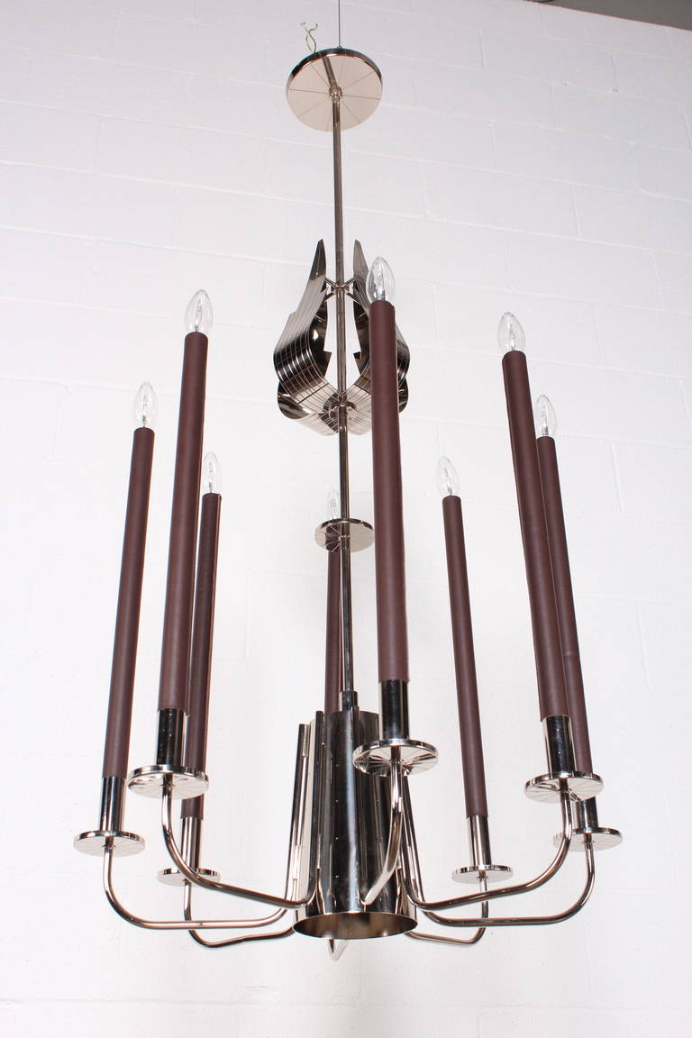Grande lampadario di Tommi Parzinger in vendita 5