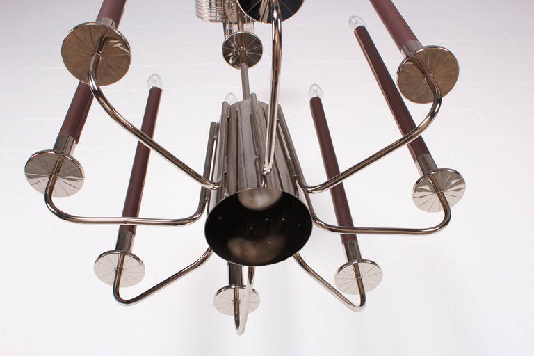 Large Chandelier by Tommi Parzinger For Sale 6
