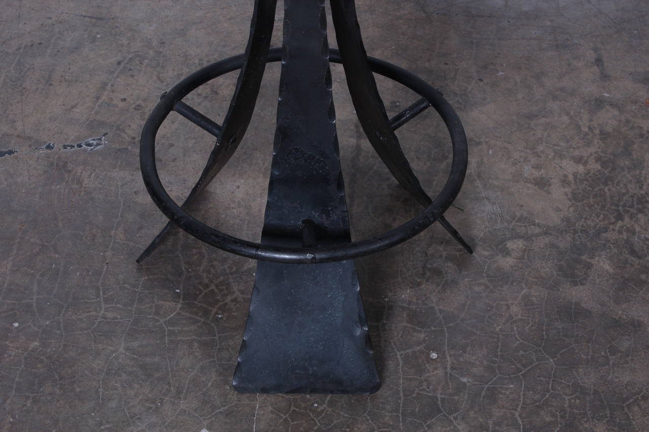 Taburetes de bar de acero forjado Diseñados por John Baldasare en venta 5