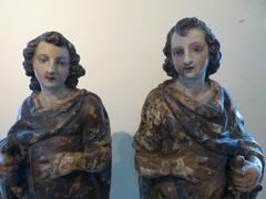 Pair of Italian Neoclassical 18th Century Carvings