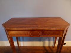 Pair of Mahogany Card Tables