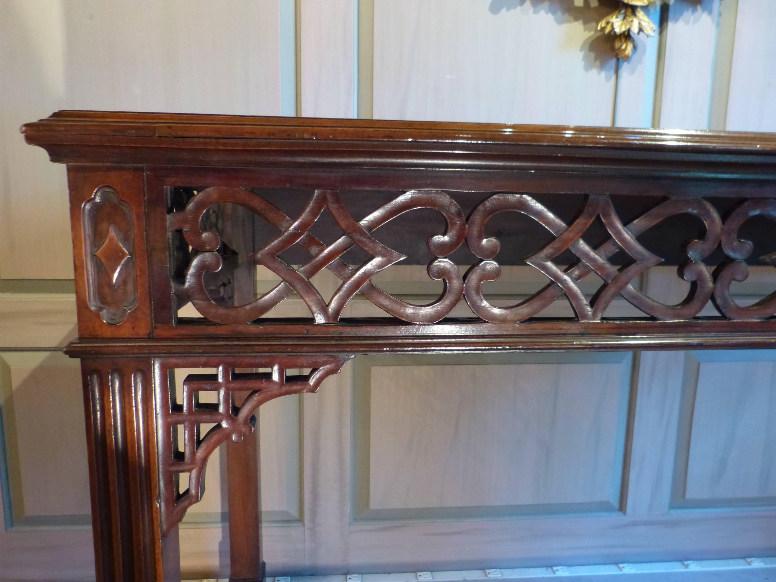 Carved Exceptional Chippendale Period Table