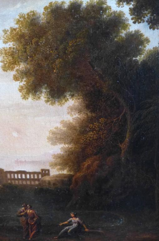 Follower of Claude Lorrain Painting In Excellent Condition For Sale In Bantam, CT