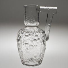 Stevens and Williams Rock Crystal Intaglio Cut Water Jug