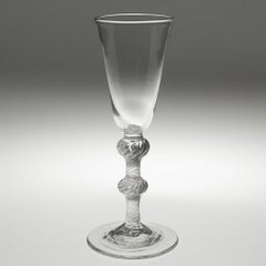 Georgian Ale Glass with Air Twist Stem c1750
