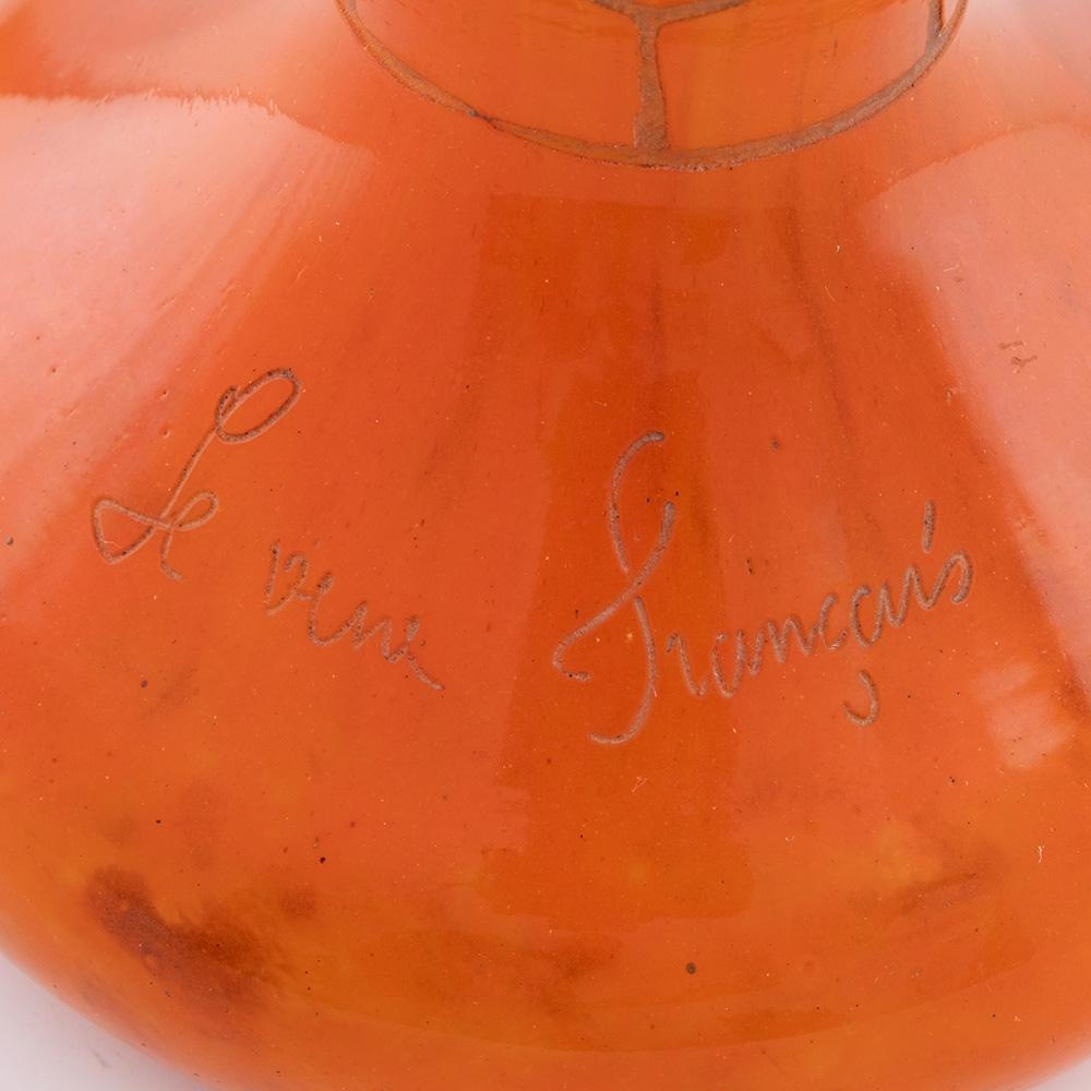 Schneider Le Verre Francais Rubaniers Vase c1925 For Sale 1