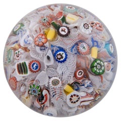 Baccarat Paperweight Gridel Millefiori B1847