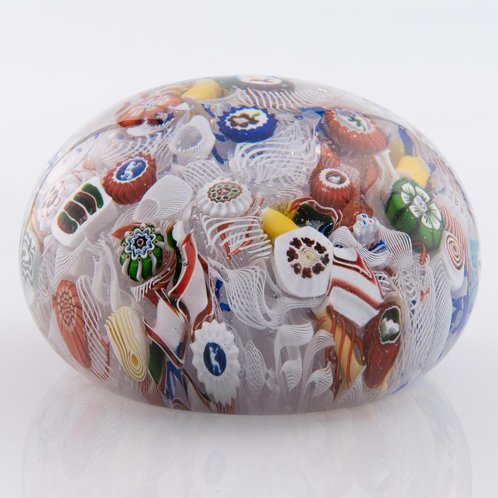 Baccarat Briefbeschwerer Gridel Millefiori B1847 im Zustand „Gut“ im Angebot in Tunbridge Wells, GB
