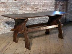 Late Gothic 16th century North European Oak Trestle Table