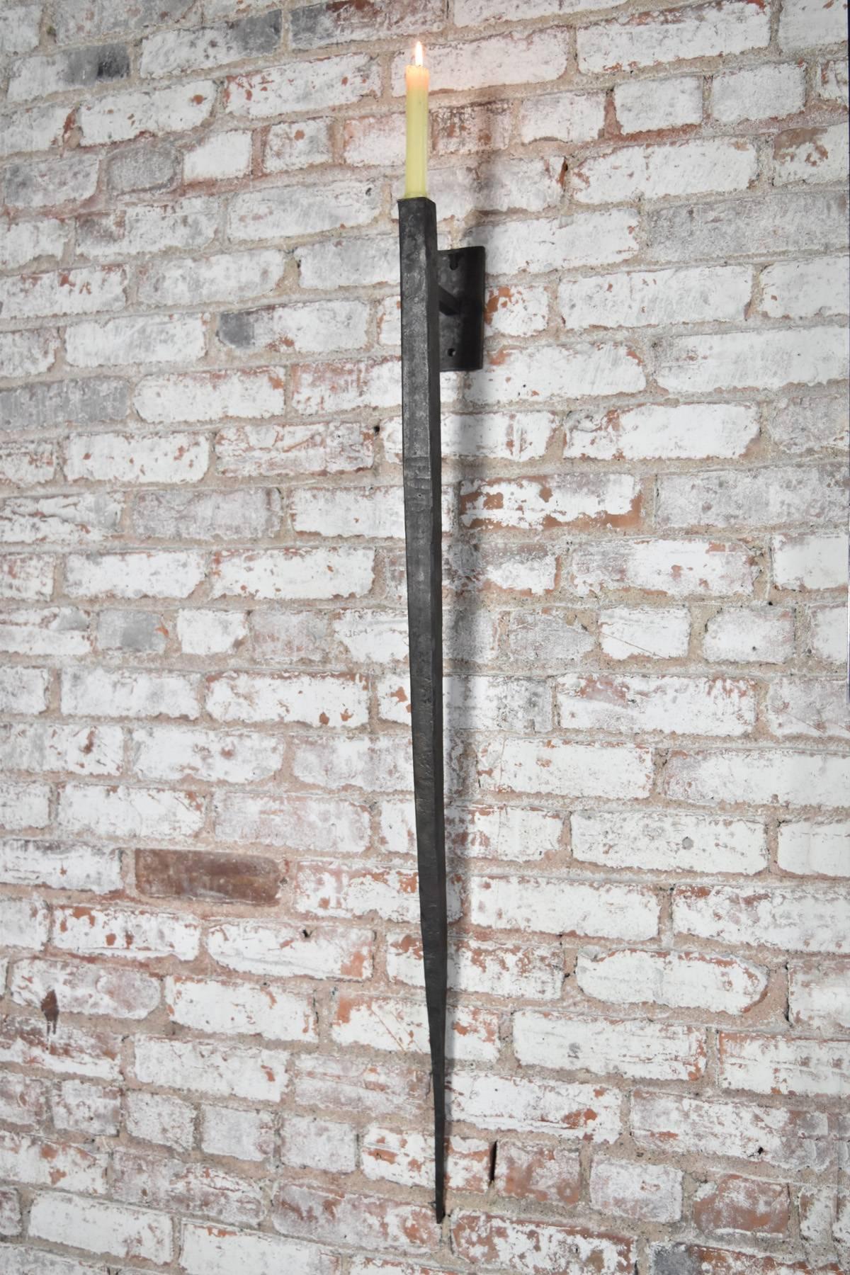 hand forged wall sconces