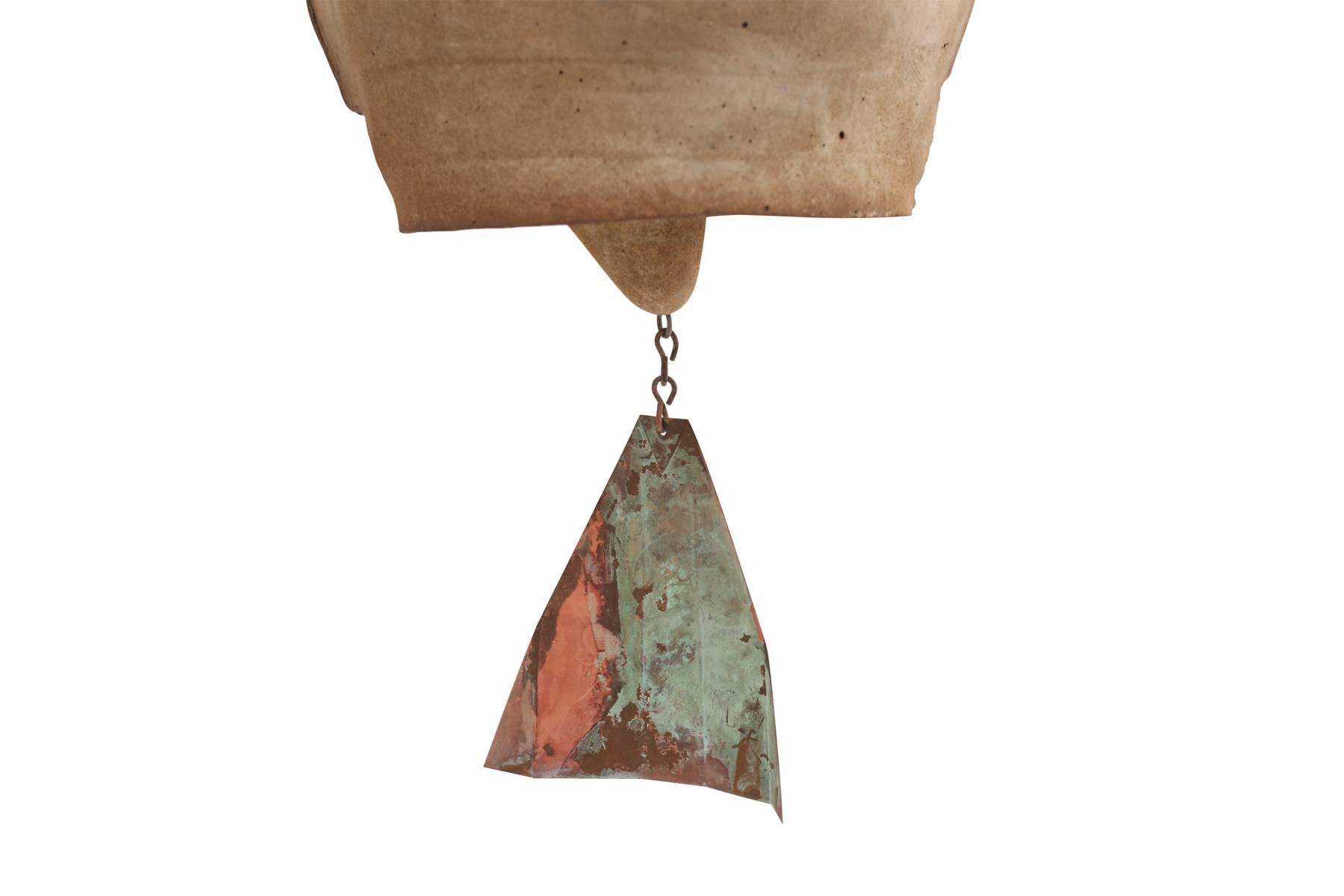 Mid-Century Modern Early Paolo Soleri Ceramic Bell
