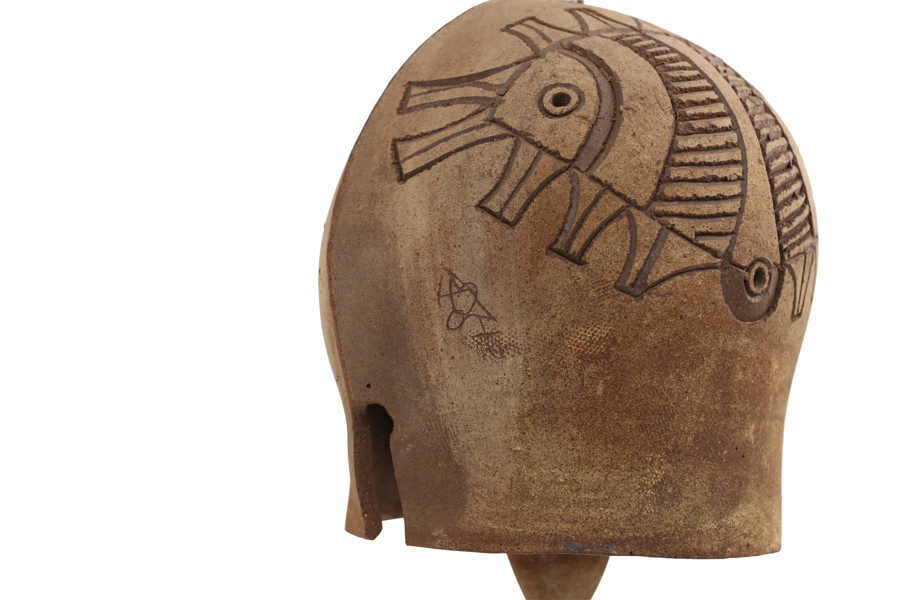 American Early Paolo Soleri Ceramic Bell