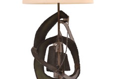Harry Balmer for Laurel Massive Brutalist Table Lamp