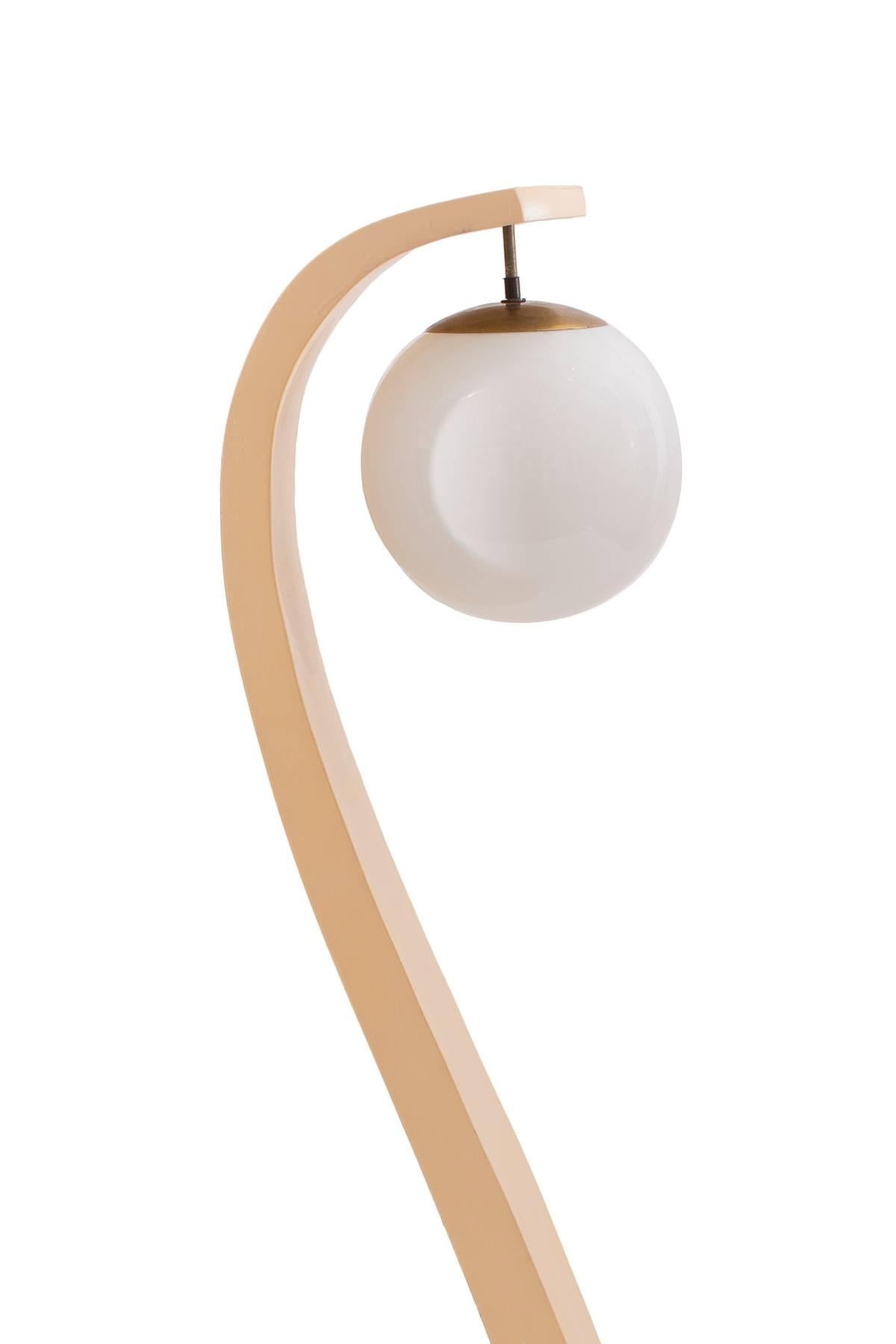 sculptural floor lamp