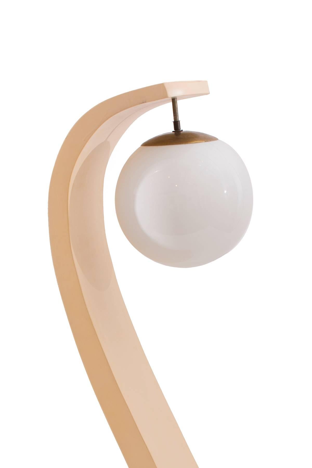 Mid-Century Modern Sculptural Cobra Floor Lamp by Modeline