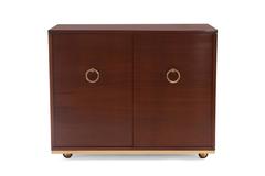 Fabulous Striped Mahogany & Brass Chests