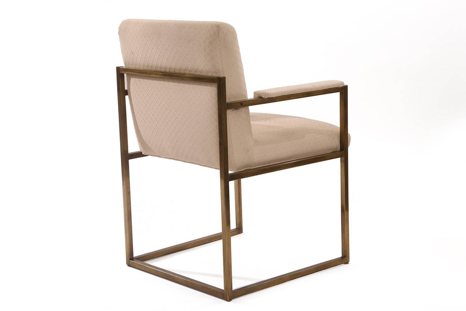 Milo Baughman Thayer Coggin Bronze Dining Chairs For Sale at 1stdibs Milo Baughman Thayer Coggin Bronze Dining Chairs For Sale at 1stdibs
