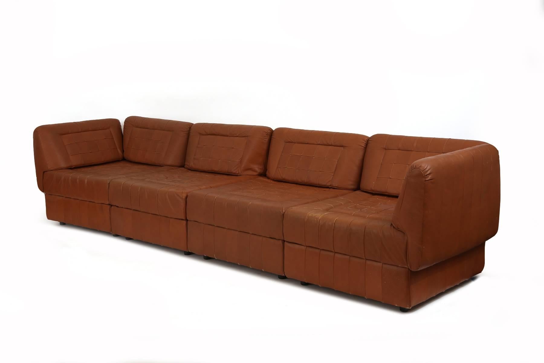 Percival Lafer Patchwork Leather Sofa 1