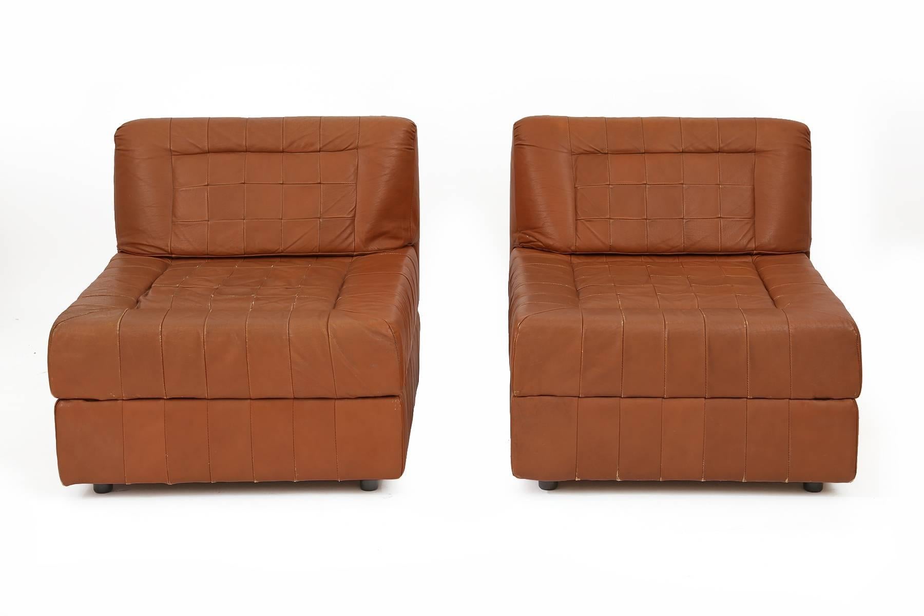 Brazilian Percival Lafer Patchwork Leather Sofa