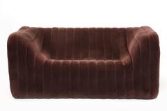 Wonderful Pair of Artima for Turner Velvet Loveseats