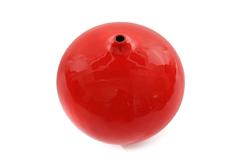 Gerry Williams signiertes rotes Keramikgefäß