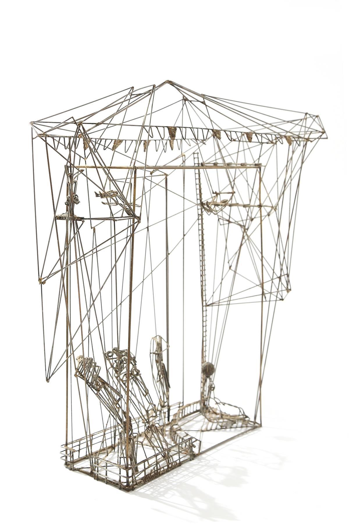 Three William De Lillo Wire Circus Sculptures 2