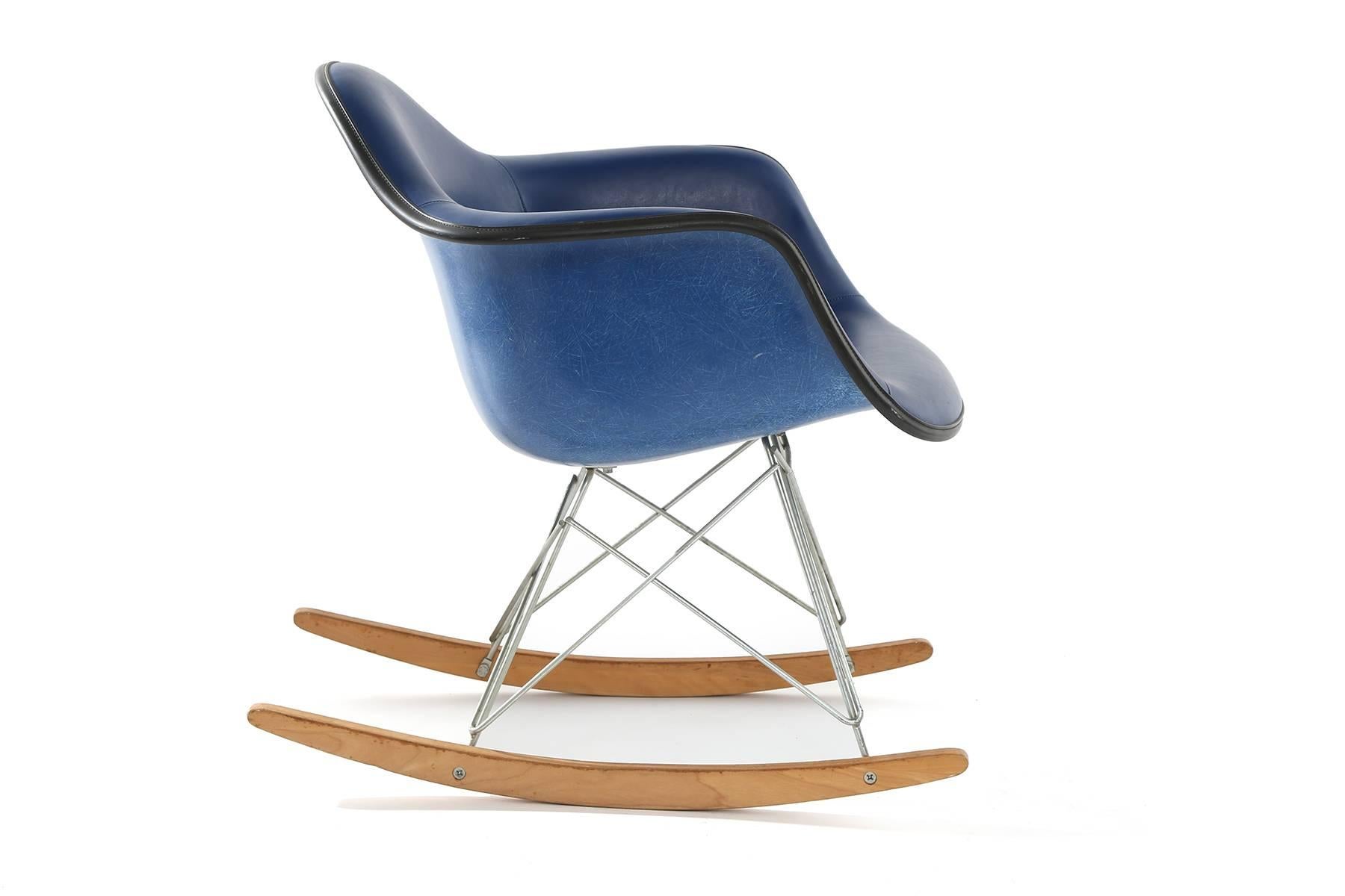 American Rare Eames Herman Miller Employee Rocking Chair