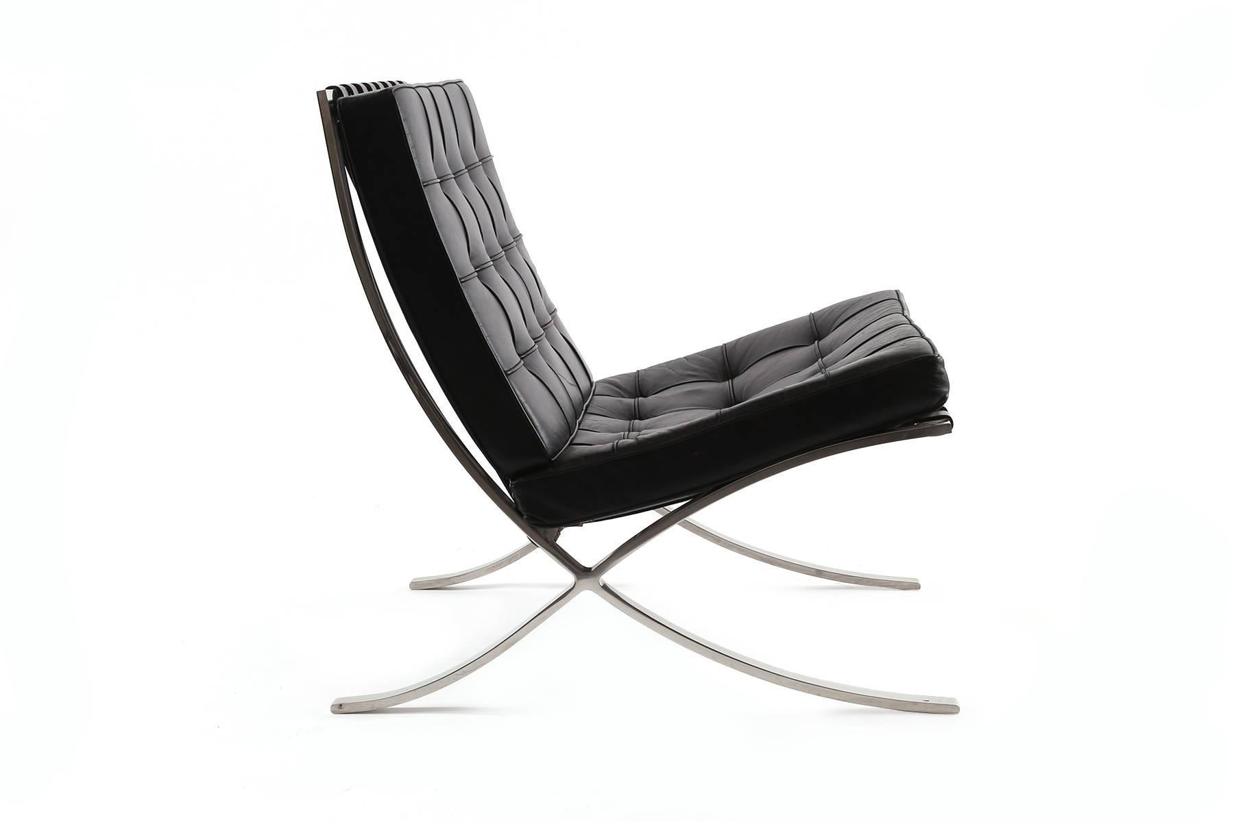 Mid-20th Century Early Mies van der Rohe for Knoll Barcelona Chairs