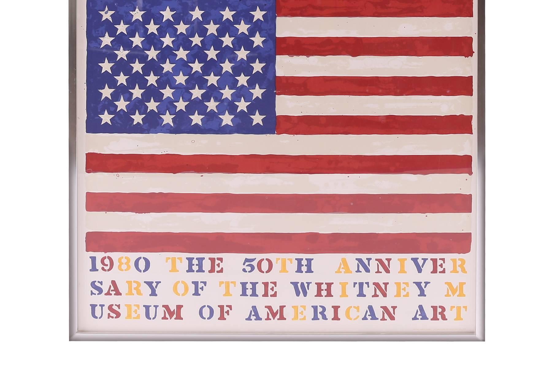 This edition based on the iconic Jasper Johns painting from 1958 was printed by the renowned L.A.-based Gemini G.E.L. to commemorate the 50th Anniversary of the Whitney Museum of American Art.
Edition of 5000
This work is unsigned and unnumbered.