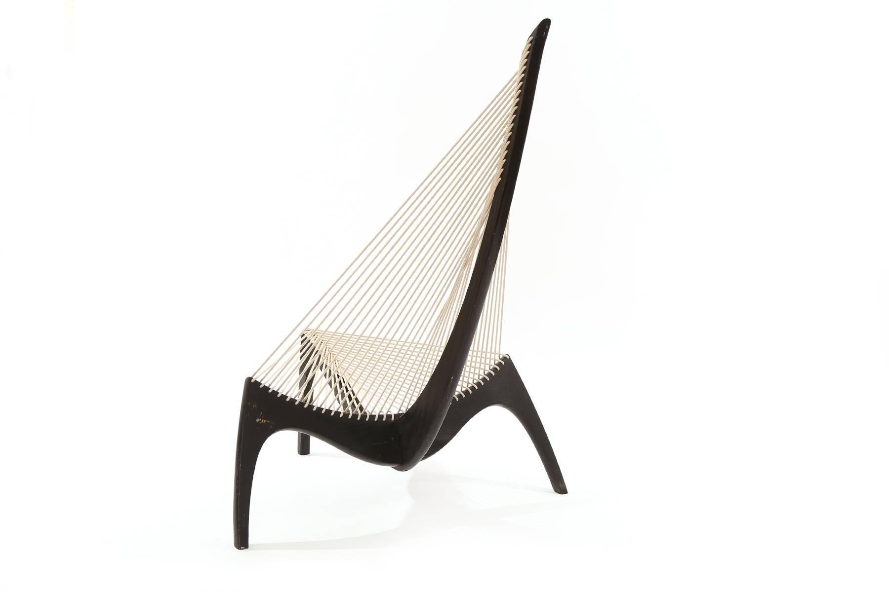 Danish Early Jorgen Hovelskov Harp Chair