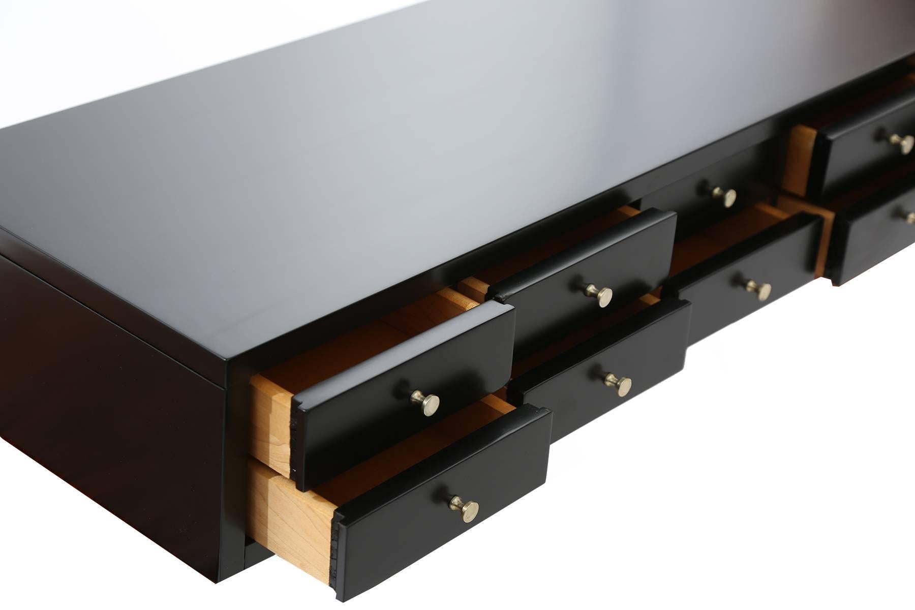 American Paul Mccobb Ebonized Jewelry Chest