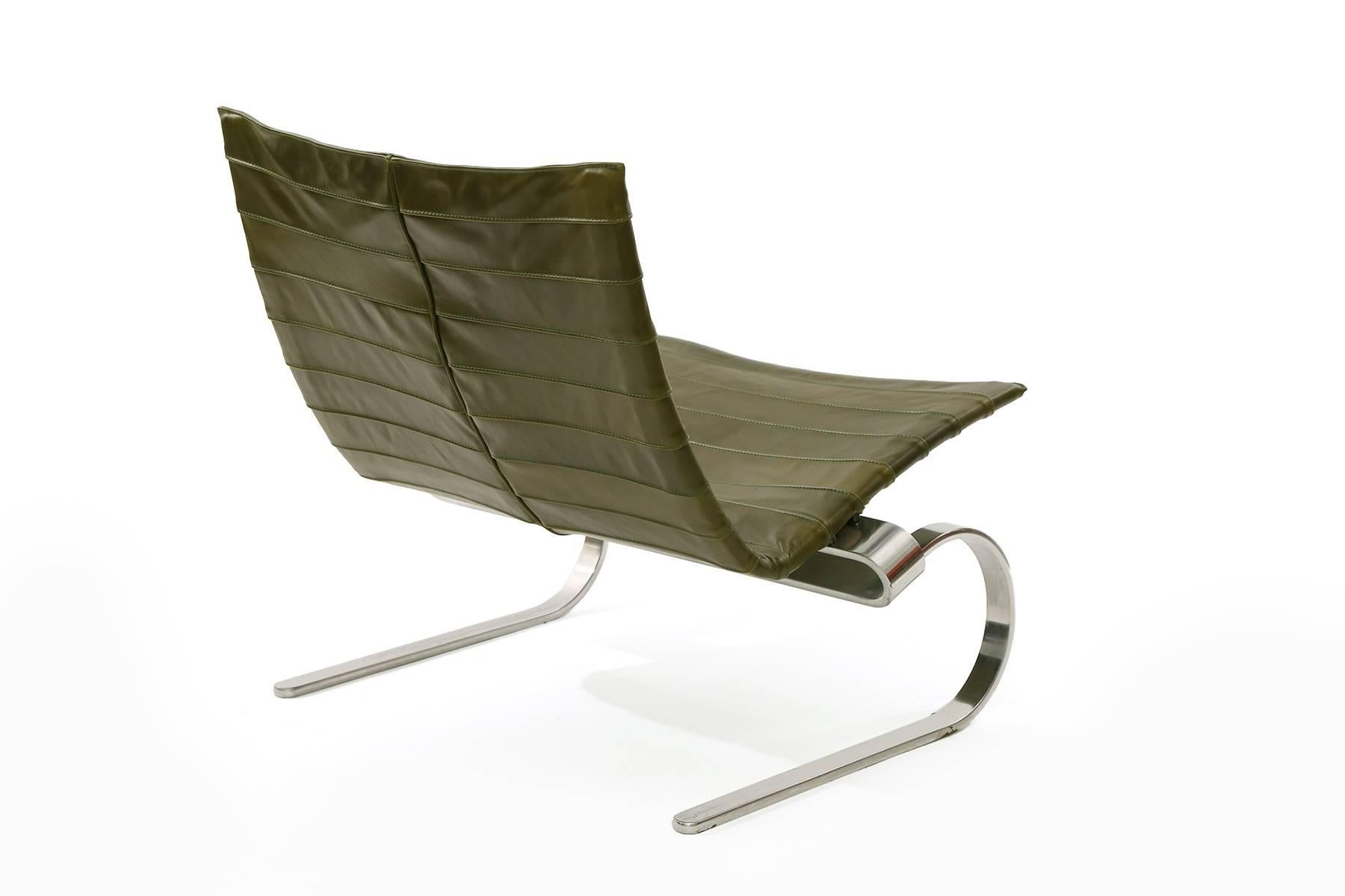 Danish Poul Kjaerholm for Fritz Hansen PK 20 Lounge Chair
