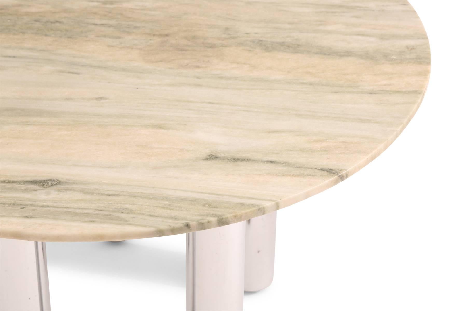 Italian Marco Zanuso for Zanotta Marble Dining Table