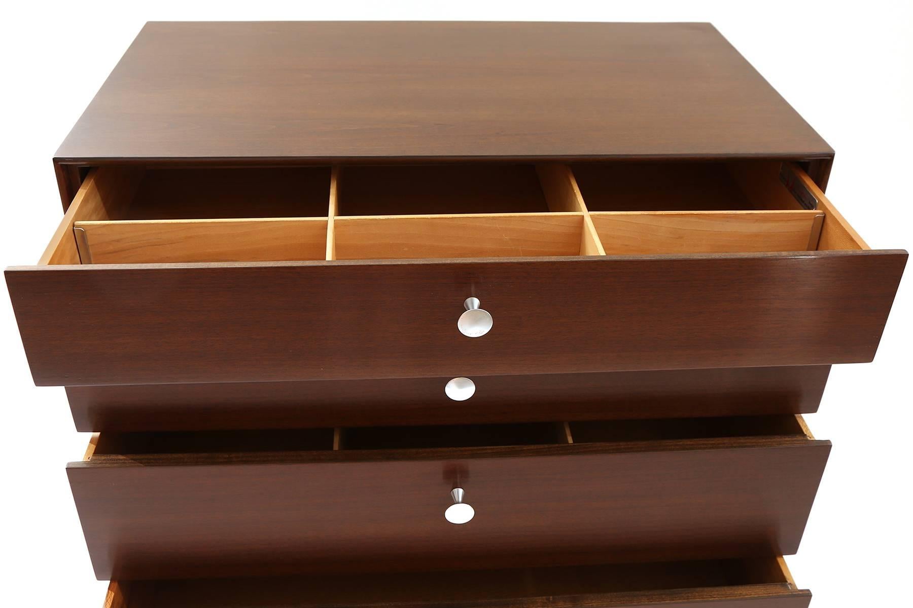 Mid-20th Century Pair of George Nelson Herman Miller Thin Edge Chests