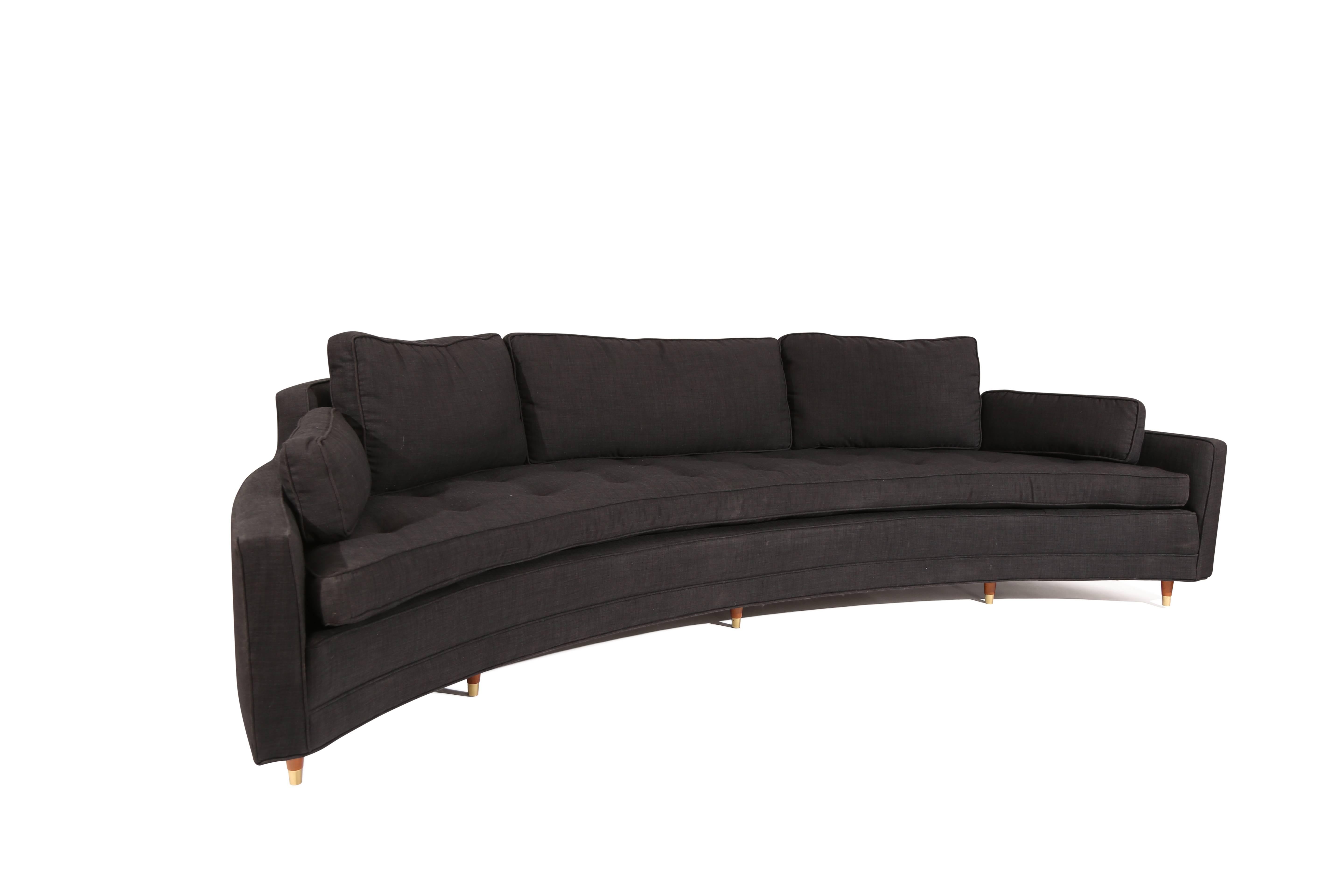 Mid-Century Modern Harvey Probber Crescent Sofa