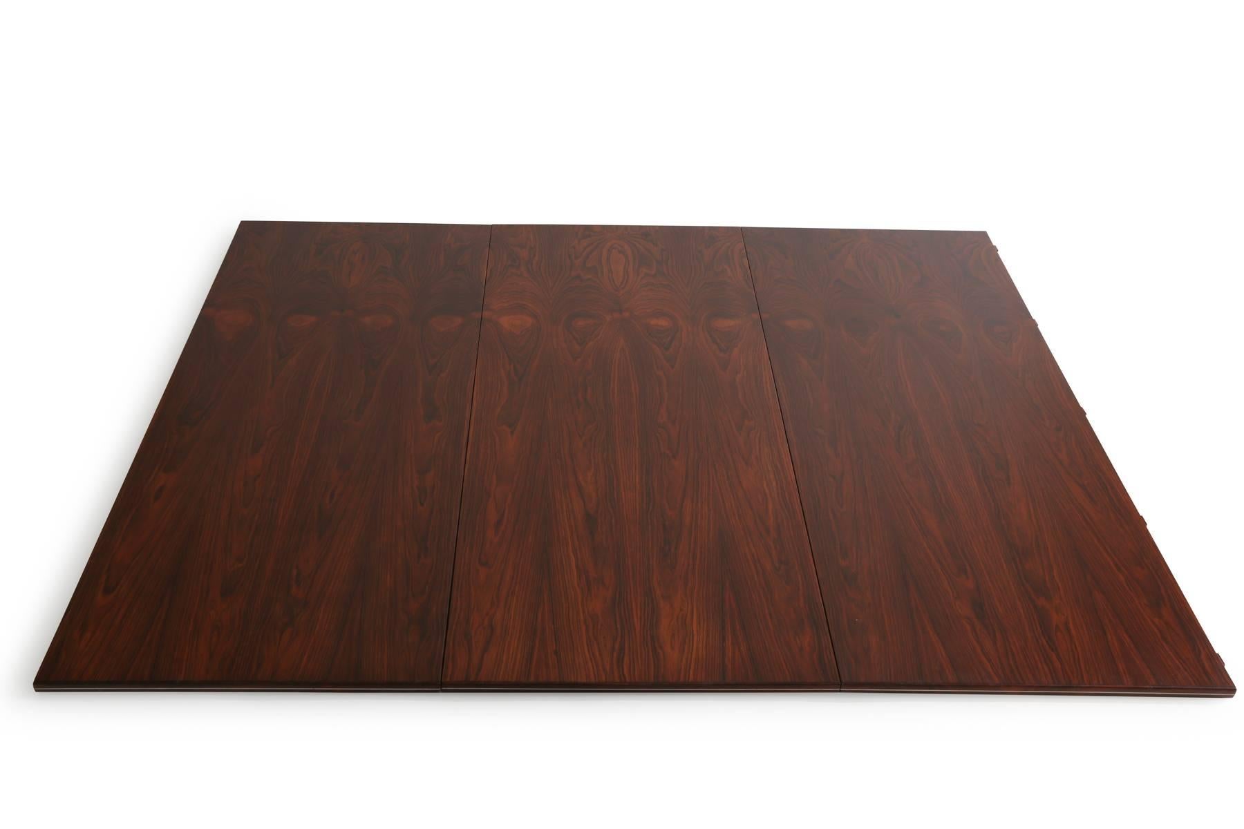 Georg Kofoed Rosewood and Pewter Dining Table 2