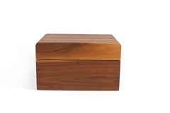 Allen Ditson Solid Walnut Jewelry or Tabletop Chest