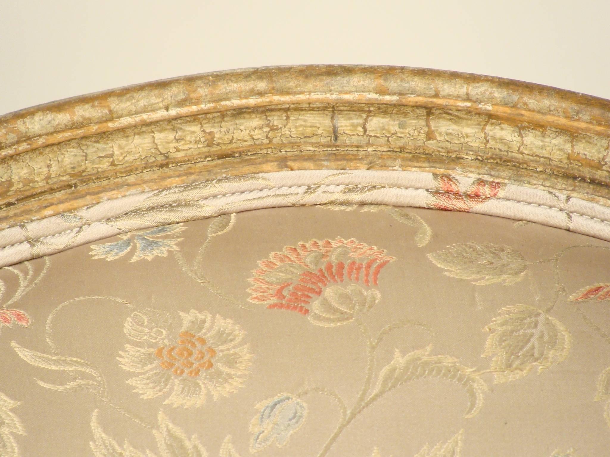 Pair of Louis XV Style Painted Bergeres 4