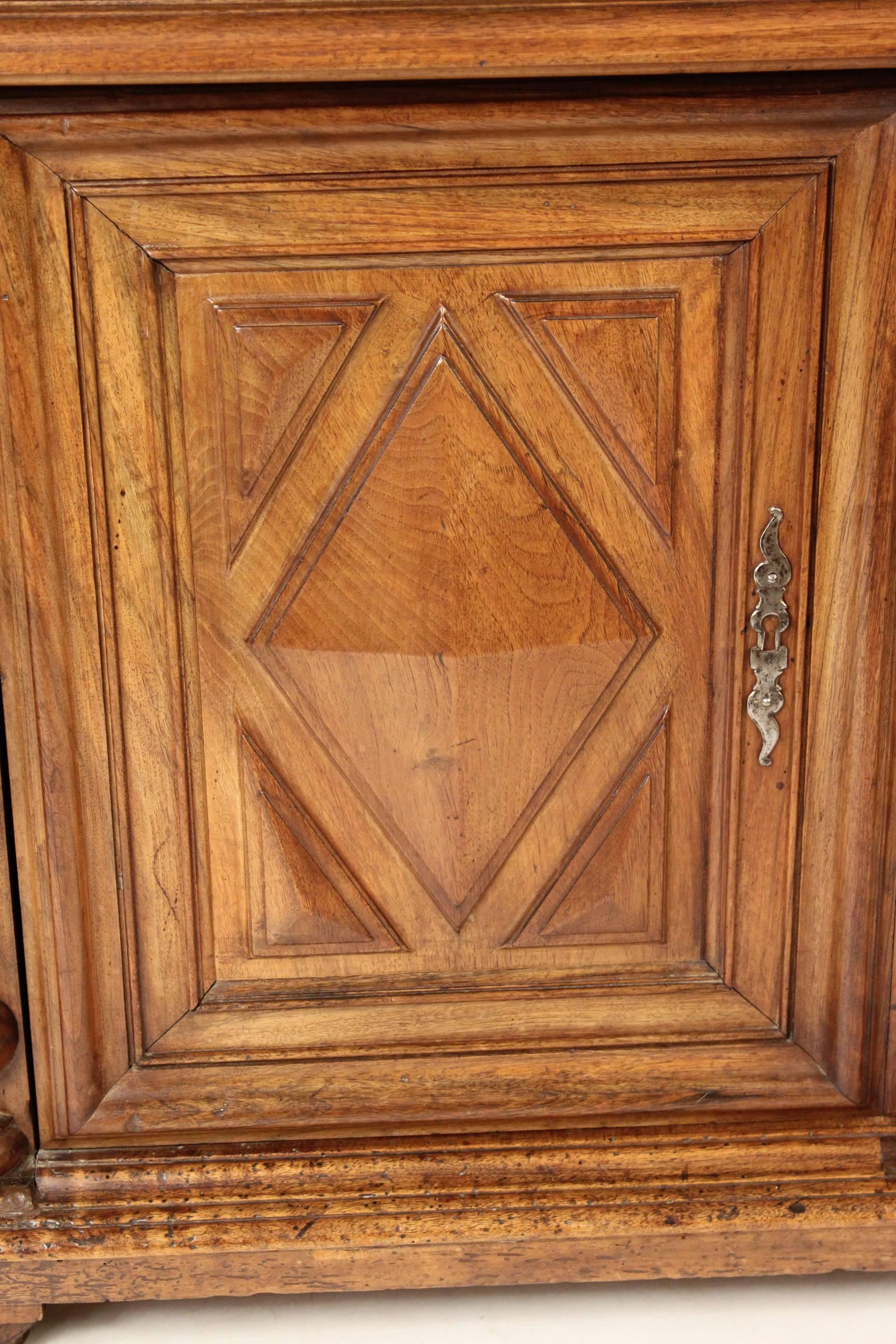 Louis XIV Style Walnut Buffet 1