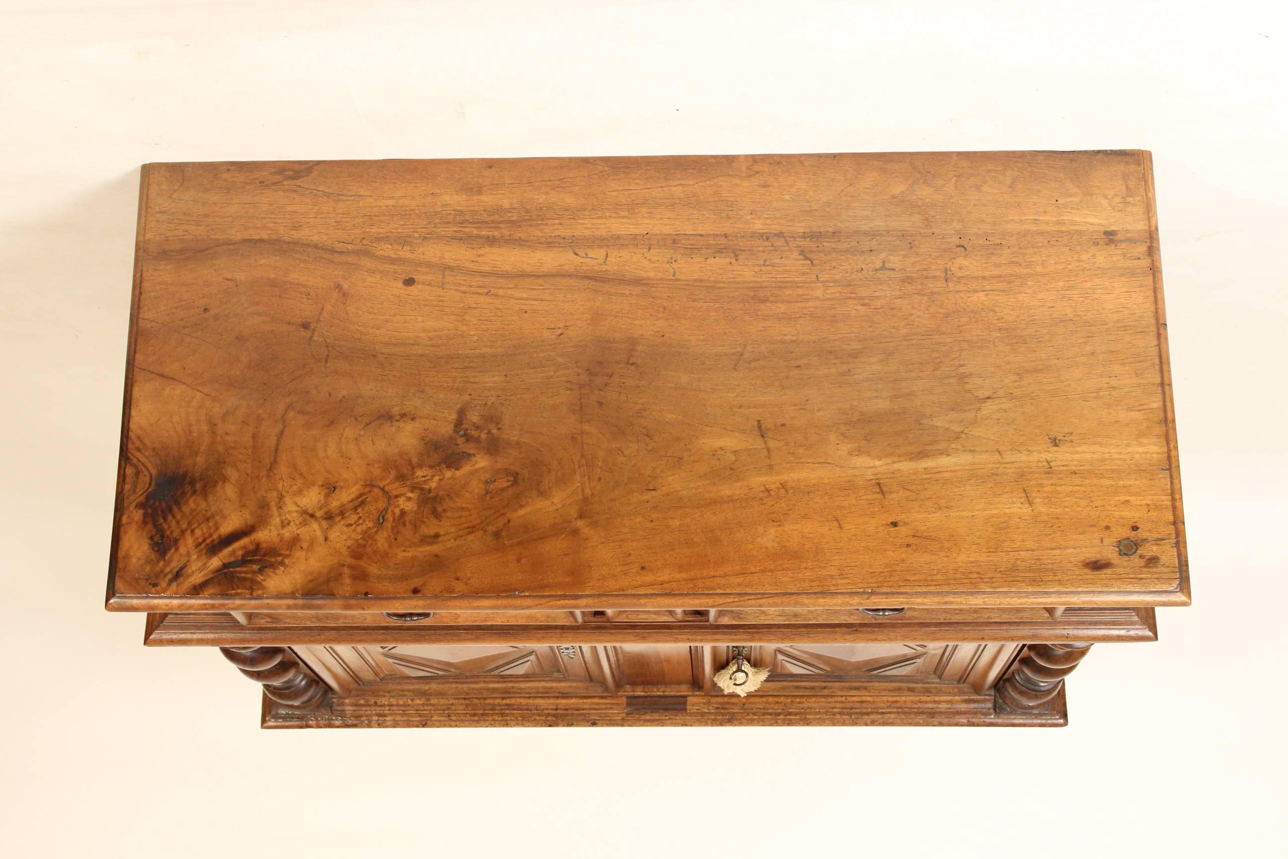 European Louis XIV Style Walnut Buffet