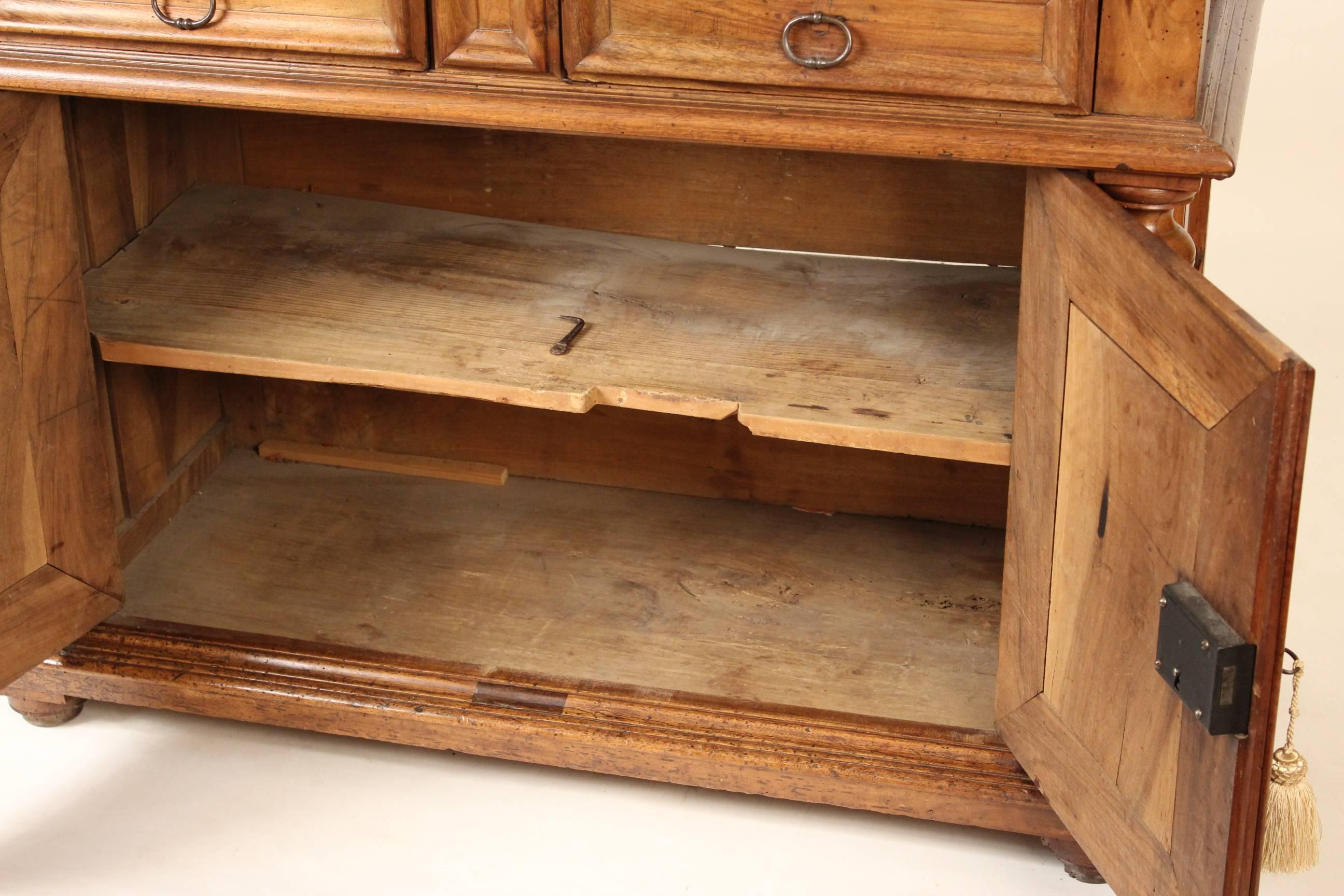 Louis XIV Style Walnut Buffet 3