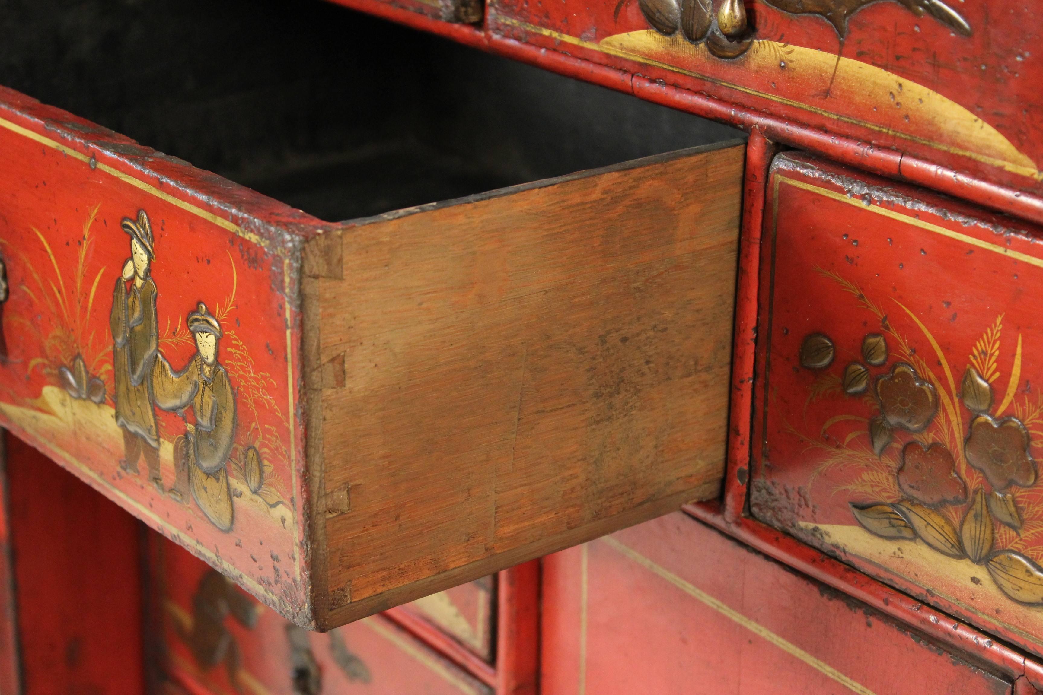 Antique Chinoiserie Two-Door Cabinet 2
