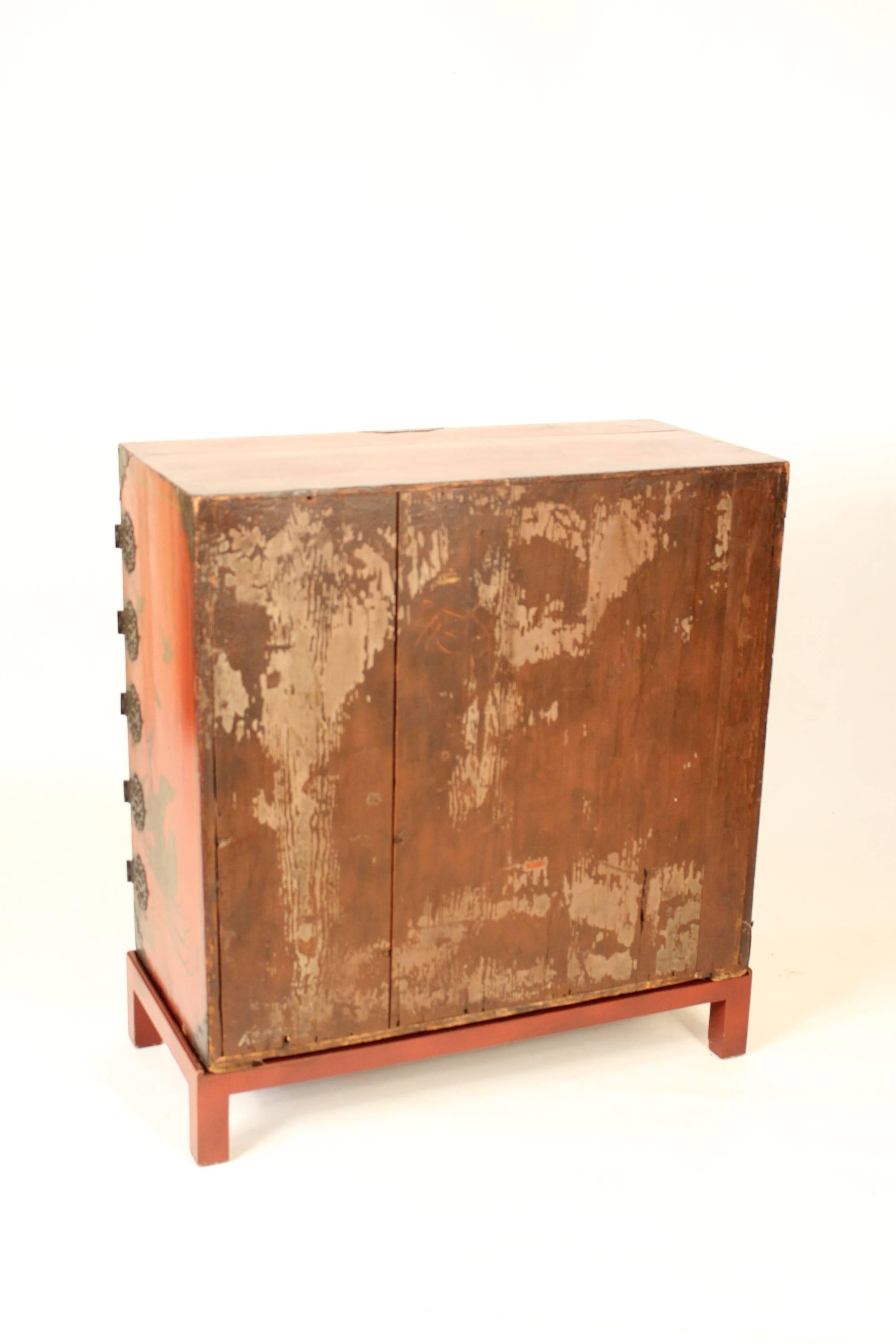 Antique Chinoiserie Two-Door Cabinet 3