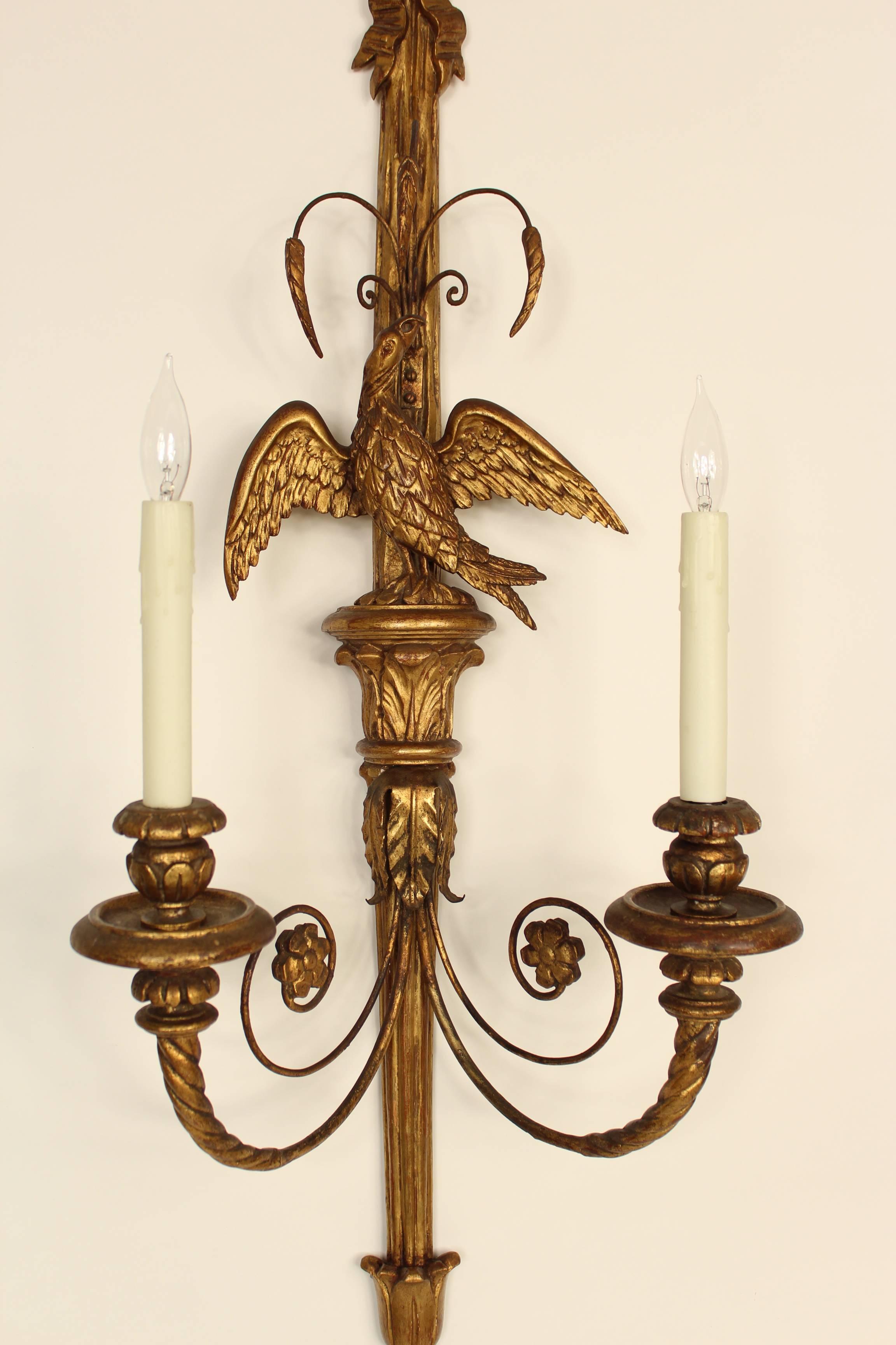 neoclassical wall sconces